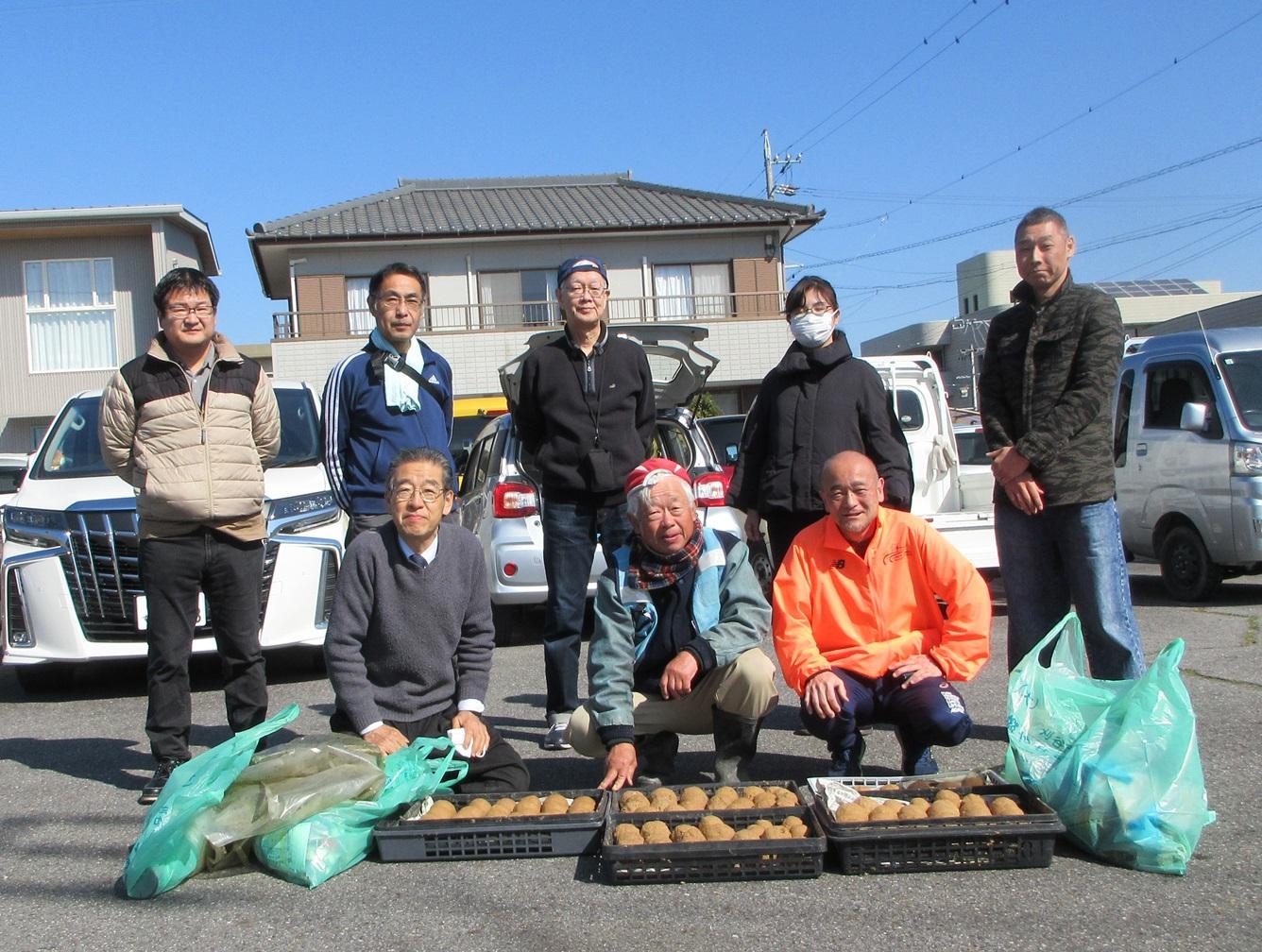 好天に恵まれ作業を手際よく進めていただきました