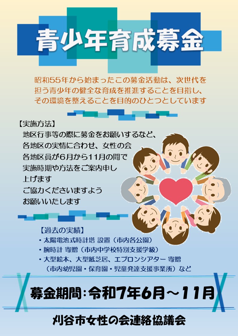 R7青少年育成募金チラシ