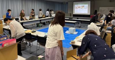 自主講座(段ボール組立)
